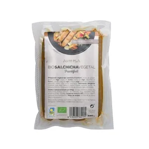 Delatierra Veggie Salchichas Vegetales Ecológicas Tipo Frankfurt 200 G.