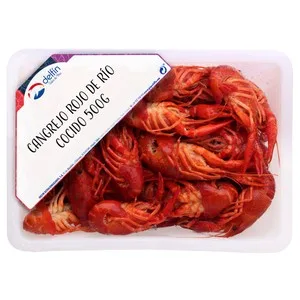 Delfín Cangrejo Rojo de Río Cocido Delfín 500 G.