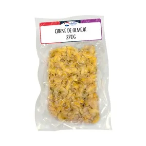 Delfín Carne de Almeja Cocida y Ultracongelada Envasada al Vacio Delfín 270 G.