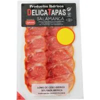Delicatapas Lomo Ibérico Cebo 50% Raza Ib.iglesias, sobre 40 G