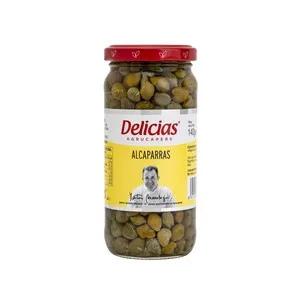 Delicias Alcaparras Delicias Frasco de 140 G.