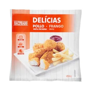 Delicias de Pollo Hacendado Ultracongeladas 0.5 KG
