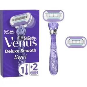 Deluxe Smooth Swirl Maquinilla Depilatoria + 2 Recambios Gillette Venus