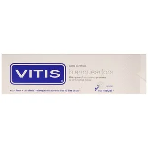 Vitis Dentífirco Blanqueante con Fluor que Previene la Sensibilidad Dental Vitis 100 Ml.