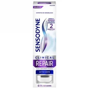 Dentífrico Active White Clinicar Repair Sensodyne 75 Ml.