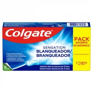 Dentífrico Blanqueador Sensation Colgate Pack de 2 Unidades de 75 Ml.