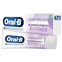 Dentífrico Express Blanco Oral-b 3dw, Tubo 75 Ml