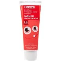 Dentífrico Infantil Dientes de Leche 2-6 Años Eroski, Tubo 75 Ml