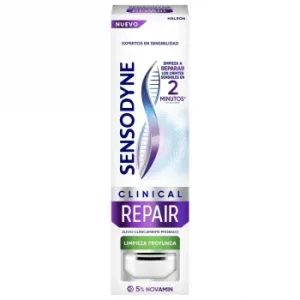 Dentífrico Limpieza Profunda Clinicar Repair Sensodyne 75 Ml.