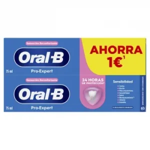Dentífrico Sensibilidad y Blanqueamiento Pro-expert Oral-b Pack de 2 Unidades de 75 Ml.