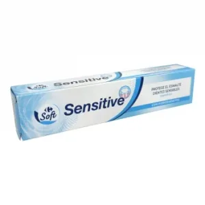 Dentífrico Sensitive con Hidroxiapatita Soft Carrefour 75 Ml.