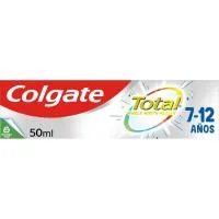 Dentifríco Total Junior 7-12 Años Colgate, Tubo 50 Ml