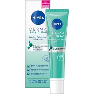 Derma Skin Clear Peeling Exfoliante Facial de Noche con Ácido Salicílico y Glicólico Nivea
