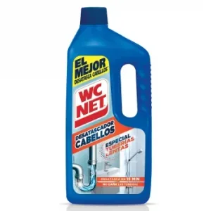 Desatascador de Tuberías Profesional Desatascador Cabellos Especial Tuberías Lentas Wc Net 1 L.
