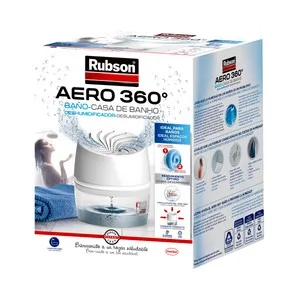 Deshumidificador, Especial Baño, Rubson Aero 360°. Incluye 1 Recambio.