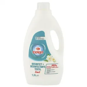 Desinfectante Textil 3en1 Expert Carrefour 1,5 L.