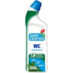 Desinfectante WC Gel X3 Ultra Frescor de Montaña Sanicentro 1 L