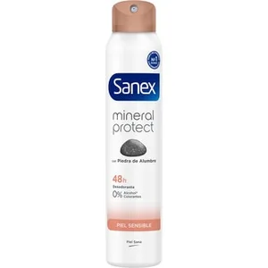 Desodorante con Piedra de Alumbre para Piel Sensible 0% Alcohol 48h Unisex Sanex Natur Protect