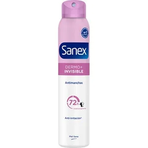 Desodorante Dermo + Invisible Anti-manchas 72h Unisex 0% Alcohol Sanex Dermo