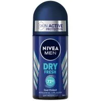 Desodorante Dry Impact Fresh 72h Nivea Men, Roll On 50 Ml