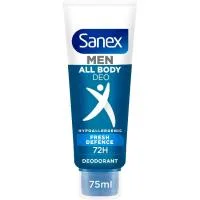 Desodorante en Crema para Hombre AOB Sanex Men, Tubo 75 Ml