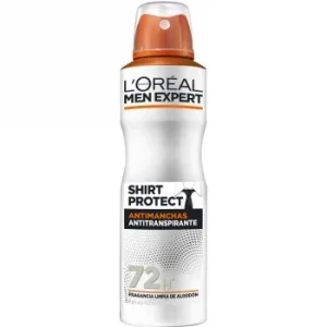 Desodorante en Spray Antimanchas Antitranspirante Shirt Protect L'oréal Paris Men Expert 150 Ml.