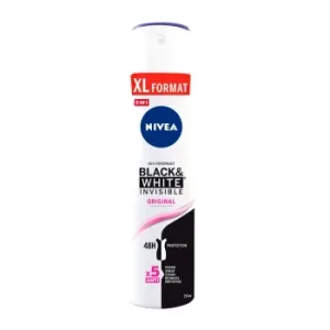 Desodorante en Spray Black & White Invisible Original Nivea 250 Ml.