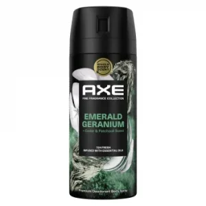 Desodorante en Spray Emerald Geranium Axe 150 Ml.