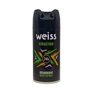 Desodorante en Spray para Hombre con Protección Antitranspirante hasta 24 Horas Weiss Atraction 150 Ml.
