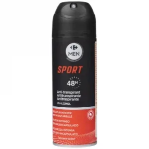 Desodorante en Spray Sport Men Carrefour 200 Ml.