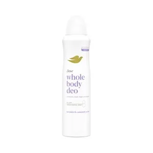 Dove Desodorante en Spray Unisex para Todo el Cuerpo, Aroma a Lavanda 150 Ml.