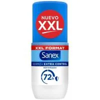 Desodorante Extra Control XXL Sanex, Roll On 90 Ml