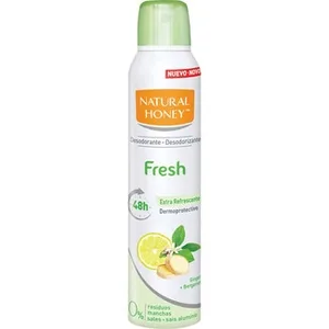 Desodorante Extra Refrescante 48 H Gengibre + Bergamota 0% Aluminio, Residuos y Manchas Natural Honey