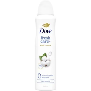 Desodorante Fresh Care+ Original Kind To Skin Anti-transpirante 0% Sales y Alcohol 72h 0% Sales de Aluminio, 0% Alcohol Dove