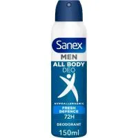 Desodorante Fresh Defence AOB Sanex Men, Spray 150 Ml