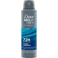 Desodorante Men Clean Comfort Dove, Spray 150 Ml