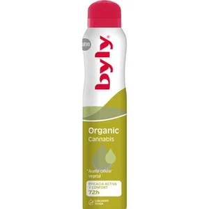 Desodorante Oganic Cannabis con Aceite Celular Vegetal 72 H Byly