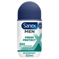 Desodorante para Hombre Sanex Fresh Protect, Roll On 50 Ml