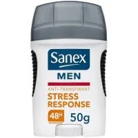 Desodorante para Hombre Stress Resopnse Sanex, Stick 50 Ml