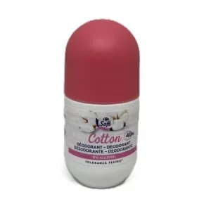 Desodorante Roll-on Algodón Carrefour Soft 50 Ml.
