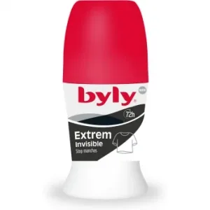 Desodorante Roll-on Extrem Invisible Byly 50 Ml.