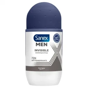 Desodorante Roll-on Invisible Sanex Men 50 Ml.