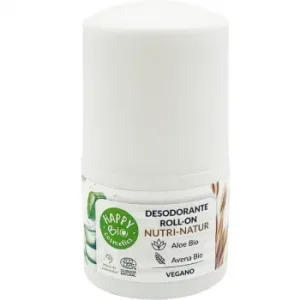 Desodorante Roll-on Nutri-natur Aloe Ecológico Happy Bio 50 Ml.