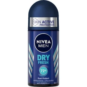 Desodorante Roll-on Skin Active Protection Dry Fresh 72 H Antibacteriano 0% Alcohol Nivea MEN
