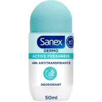 Desodorante Sanex Active Fresh, Roll On 50 Ml