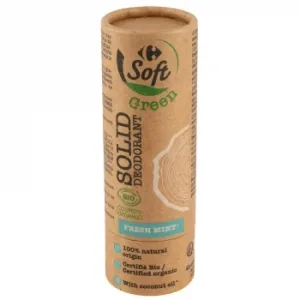 Desodorante Sólido Ecológico Soft Green Carrefour 50 G.