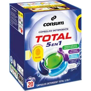 Detergente Cápsulas Total 20 Lv