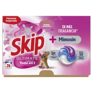 Detergente con Fragancia Mimosín Ultimate Skip 26 Lavados.