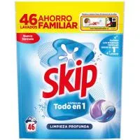 Detergente en Cápsulas Limpieza Profunda Skip, Bolsa 46 Dosis
