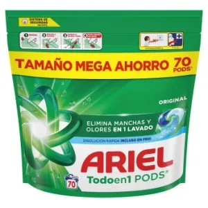 Detergente en Capsulas Original Ariel 70 Ud.